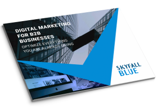 B2B Digital Marketing Services ebook from Skyfall Blue