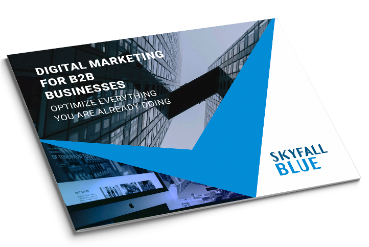 B2B eBook Digital Marketing Strategy Skyfall Blue