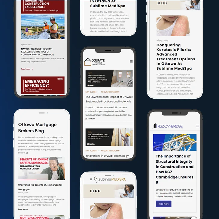 SEO services from Skyfall Blue. SEO Agency